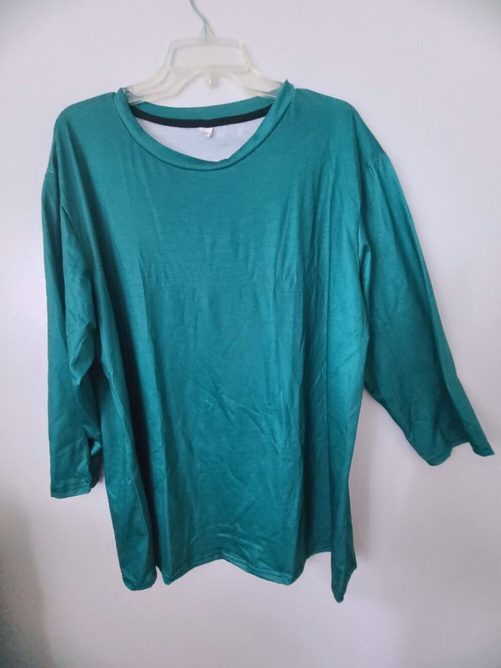 3/4 Long Sleeve T-shirt Emerald Green-New